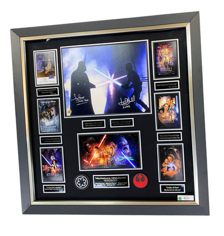 David Prowse & Mark Hamill Star Wars Shadowbox Commemorative