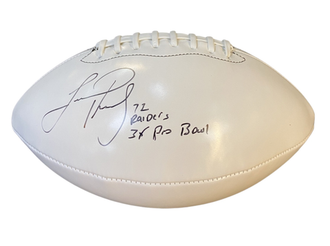 Lincoln Kennedy Oakland Raiders Signed Football
