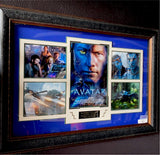 "Avatar" Cast Autographed (Sam Worthington, Sigourney Weaver, Zoe Saldana & Director James Cameron) Shadowbox