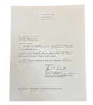 Bill Clinton Facsimile Signature on card w/letter