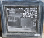 Willie Mays Great Catch Black/White Photo Framed