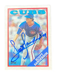 Scott Sanderson 1988 Topps Chicago Cubs Autographed Trading Card