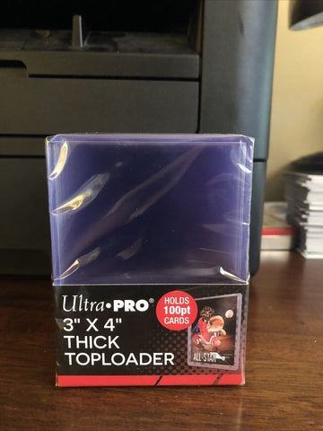 Ultra Pro Thick Top Loaders 3" x 4"